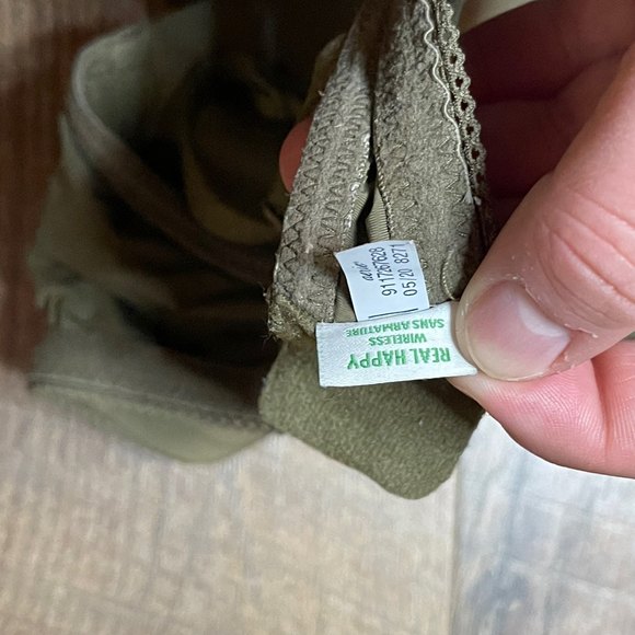 Aerie Army Green Woman’s Lace Accented Bra Size 34D - Picture 5 of 6